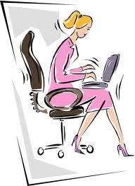 blog picture girl typing on a laptop blog picture girl typing on a laptop A Blogger ette Returns...